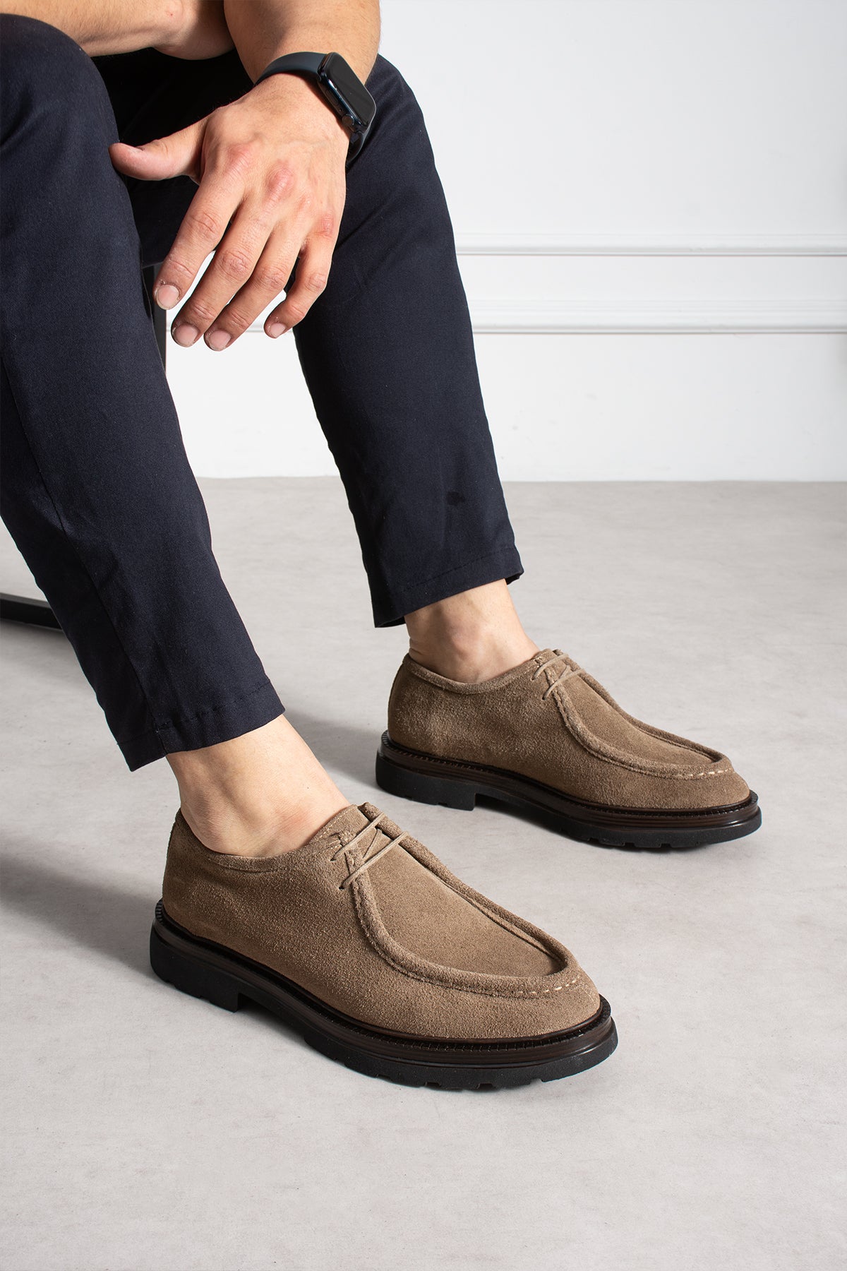Bağcıklı Hakiki Deri Loft Taban Casual Ayakkabı